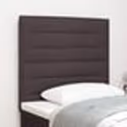 vidaXL Tête de lit design Lines Chocolat 80 cm en tissu