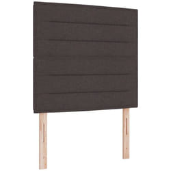 Tête de lit Hauteur réglable Manuel Marron foncé 90 cm tissu Vidaxl