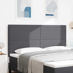 vidaXL Tête de lit Gris foncé 180 cm Tissu en velours côtelé 3337733