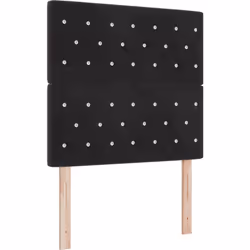 Cette tête de lit rembourrée combine style et praticité, transformant ta chambre en un endroit relaxant. Le velours noir liss ...
