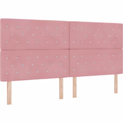 Cette tête de lit rembourrée mêle style et praticité, transformant n'importe quelle chambre en un havre de paix. Le doux velo ...