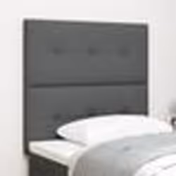 Tête de lit capitonnée gris foncé 80 cm en tissu 3337783