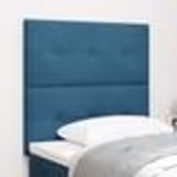 Tête de lit capitonnée Bleu foncé 90 cm Velours