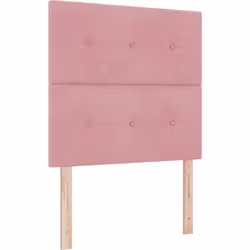 Cette tête de lit capitonnée en velours rose combine style moderne et fonctionnalité. Parfaite pour ajouter du charme à ta ch ...