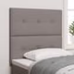 vidaXL Tête de lit capitonnée taupe 100 cm en tissu