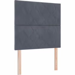 Cette tête de lit capitonnée a un design en blocs de diamant élégant qui ajoute une touche moderne à n'importe quelle chambre ...