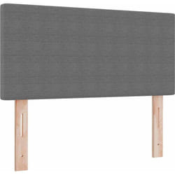 Tête de lit led avec des lumières à led Gris clair 90 cm tissu Vidaxl