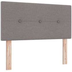 Tête de Lit LED avec des lumières à LED Taupe 90 cm tissu vidaXL