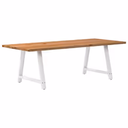 VidaXL 3305186, Forme rectangulaire, Blanc, 2400 mm, 1200 mm, 740 mm, 56 kg