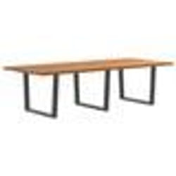vidaXL Table à manger 280x120x74 cm bois de chêne massif rectangulaire