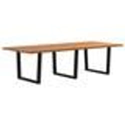 vidaXL Table à manger 280x120x74 cm bois de chêne massif rectangulaire