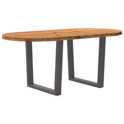 VidaXL 3305436, Forme ovale, Anthracite, 700 mm, 720 mm, 733 mm, 30 kg