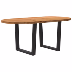 VidaXL 3305448, Forme ovale, Noir, 700 mm, 720 mm, 733 mm, 30 kg