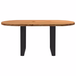 VidaXL 3305448 table de cuisine et de salle à manger Forme ovale