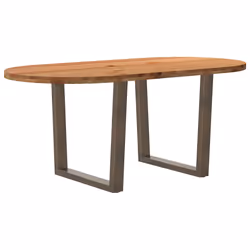 VidaXL 3305460, Forme ovale, Acier, 700 mm, 720 mm, 733 mm, 30 kg