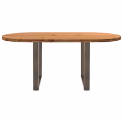 VidaXL 3305460 table de cuisine et de salle à manger Forme ovale