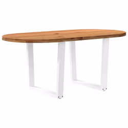 VidaXL 3305472, Forme ovale, Blanc, 700 mm, 720 mm, 733 mm, 30 kg
