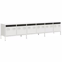 VidaXL 3307154, Blanc, Acier, Acier, 2020 mm, 390 mm, 435 mm