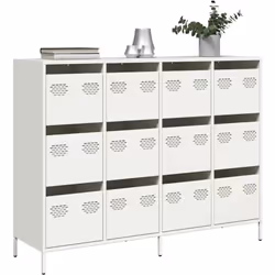 Ce buffet au design pratique est un véritable accroche-regard pour votre décoration intérieure. Robuste et stable : l'acier l ...