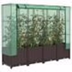 vidaXL Jardinière surélevée avec housse aspect rotin 160x40x138 cm
