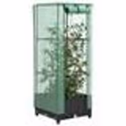vidaXL Jardinière surélevée avec housse aspect rotin 40x40x123 cm