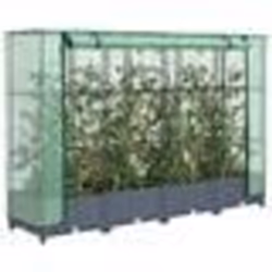 vidaXL Jardinière surélevée avec housse aspect rotin 160x40x123 cm