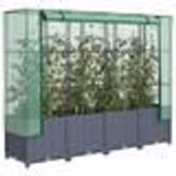 vidaXL Jardinière surélevée avec housse aspect rotin 160x40x138 cm