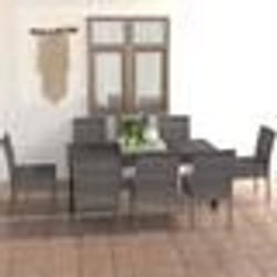 vidaXL Jardinière surélevée avec housse aspect rotin 40x40x123 cm