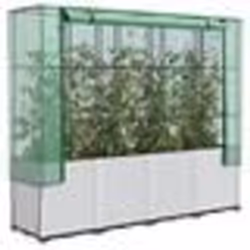 vidaXL Jardinière surélevée avec housse aspect rotin 160x40x153 cm