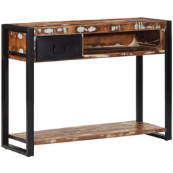 Cette console offre un grand espace de rangement tout en complétant la décoration de votre maison. Elle est parfaite pour le  ...