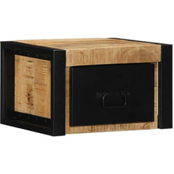 Vidaxl - Table de chevet 40x35x25 cm bois massif de manguier brut