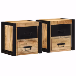 VidaXL 4015955, Bois de mango, 400 mm, 350 mm, 400 mm, 2 pièce(s)