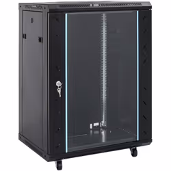Ce coffret de réseau 15U est conçu pour vous aider à garder vos accessoires réseau en ordre. Structure solide : cette armoire ...