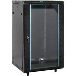 Coffret de réseau 18U 19' IP20 noir 60x60x100 cm Vidaxl