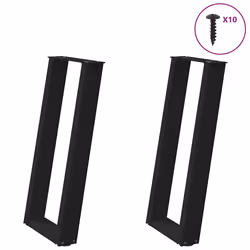 VidaXL 4012776, Métal, Noir, Intérieure, 730 mm, 280 mm
