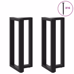 VidaXL 4013028, Métal, Noir, Intérieure, 250 mm, 430 mm, 500 mm