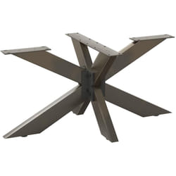 Pied de table basse en forme d'araignée noir 98 x 58 x (42-43) cm en acier vidaXL