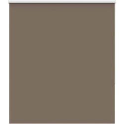Store enrouleur occultant café 120x150cm largeur du tissu vidaXL