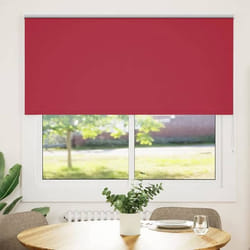 vidaXL Store enrouleur occultant rouge largeur du tissu 1416 cm store de jour et de nuit store de cuisine store 4011787