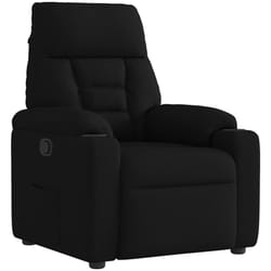 Fauteuil inclinable Noir Tissu Vidaxl