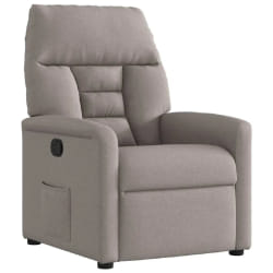 vidaXL Fauteuil inclinable - Taupe