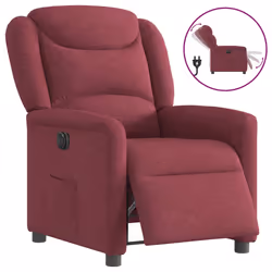 VidaXL 4015599, Tissu, Rouge, mousse, 110 kg, 780 mm, 950 mm