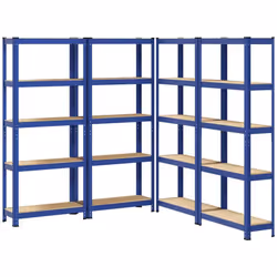 Ces étagères de rangement sont un excellent choix pour le stockage résidentiel et commercial, offrant beaucoup d'espace pour  ...
