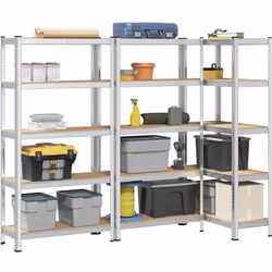 Ces étagères de rangement sont un excellent choix pour le stockage résidentiel et commercial, offrant beaucoup d'espace pour  ...