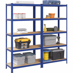 Ces étagères de rangement sont un excellent choix pour le stockage résidentiel et commercial, offrant beaucoup d'espace pour  ...