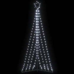 vidaXL Sapin de Noël à LED - 339 LED - Blanc froid
