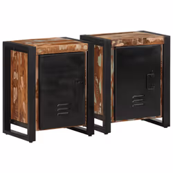 VidaXL 4013566, Multicolore, Fer, Bois, 400 mm, 300 mm, 510 mm, 2 pièce(s)