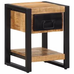 VidaXL 4013567, Fer, Bois de mango, 350 mm, 340 mm, 450 mm, 1 pièce(s)