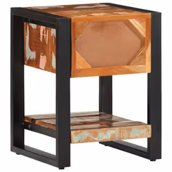 VidaXL 4013569 Table de nuit et table de chevet Multicolore - Vue supplémentaire 7