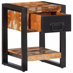 VidaXL 4013570 Table de nuit et table de chevet Multicolore - Vue supplémentaire 6